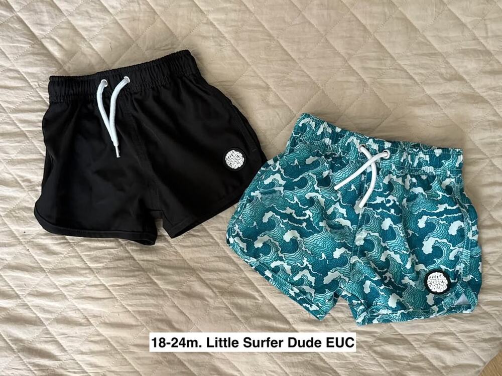 18-24m. Little Surfer Dude Swim Trunks Bundle